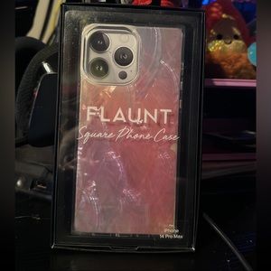 NWT Flaunt pink mother of Pearl case